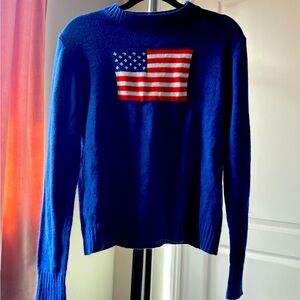 Lana Del Rey Inspired American Flag Sweater